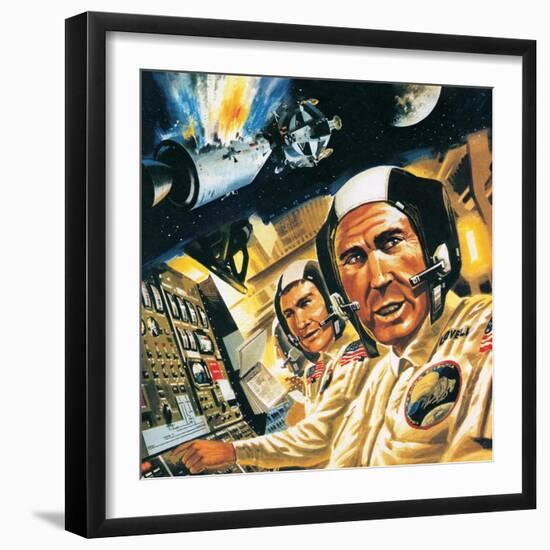 We Have a Problem Here! What Went Wrong with Apollo 13-Wilf Hardy-Framed Giclee Print