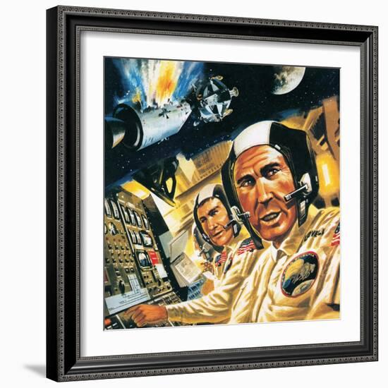 We Have a Problem Here! What Went Wrong with Apollo 13-Wilf Hardy-Framed Giclee Print