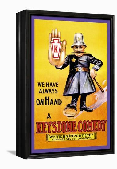 We Have Always on Hand a Keystone Comedy: Western Import Company-null-Framed Stretched Canvas