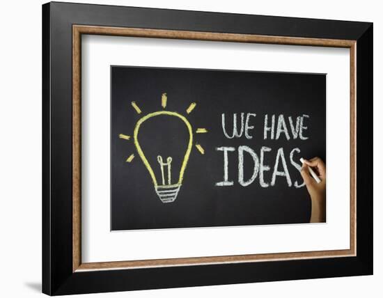 We Have Ideas-kbuntu-Framed Photographic Print