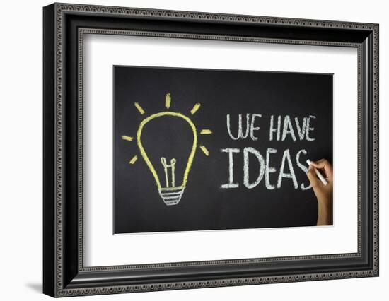 We Have Ideas-kbuntu-Framed Photographic Print