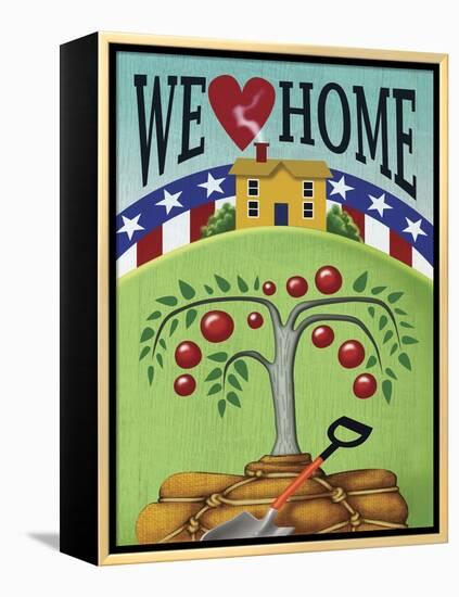 We Heart Home-Margaret Wilson-Framed Premier Image Canvas