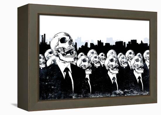 We Live no more-Alex Cherry-Framed Stretched Canvas