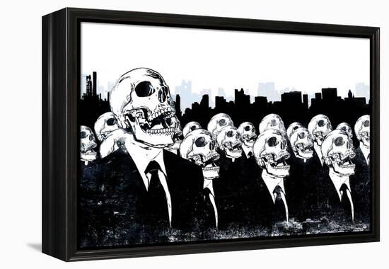 We Live no more-Alex Cherry-Framed Stretched Canvas