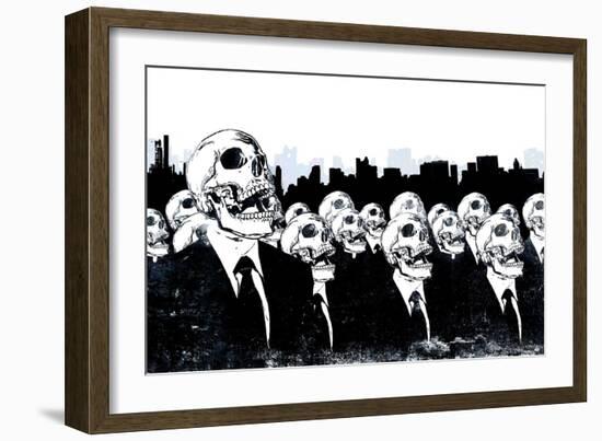 We Live no more-Alex Cherry-Framed Art Print