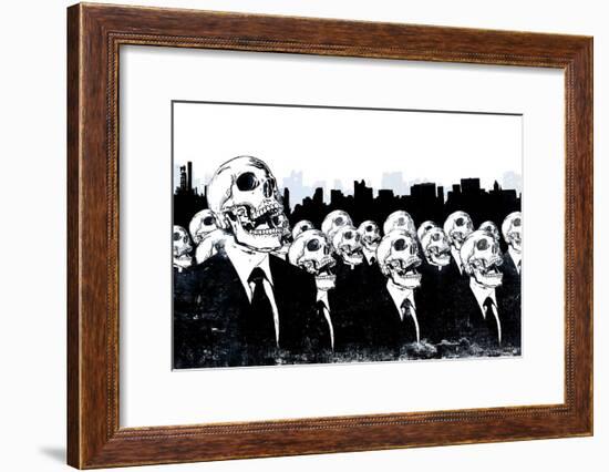 We Live no more-Alex Cherry-Framed Art Print