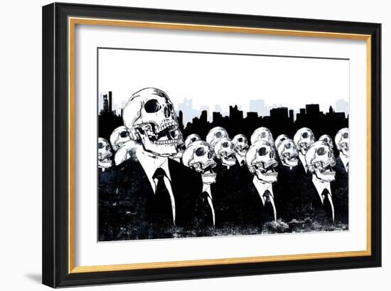 We Live no more-Alex Cherry-Framed Art Print