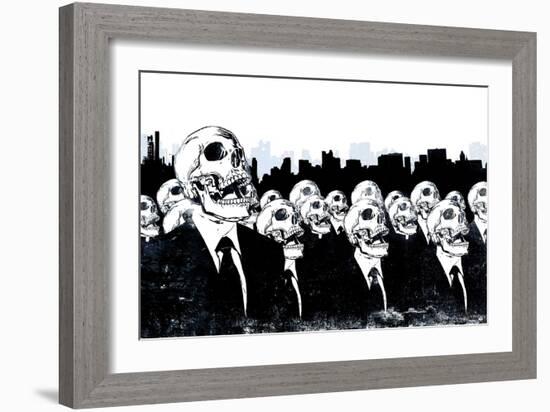 We Live no more-Alex Cherry-Framed Art Print