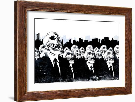 We Live no more-Alex Cherry-Framed Art Print