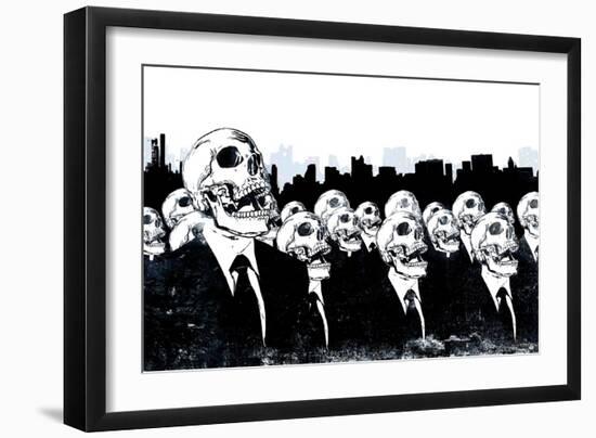 We Live no more-Alex Cherry-Framed Art Print