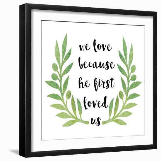 We Love-Erin Clark-Framed Giclee Print