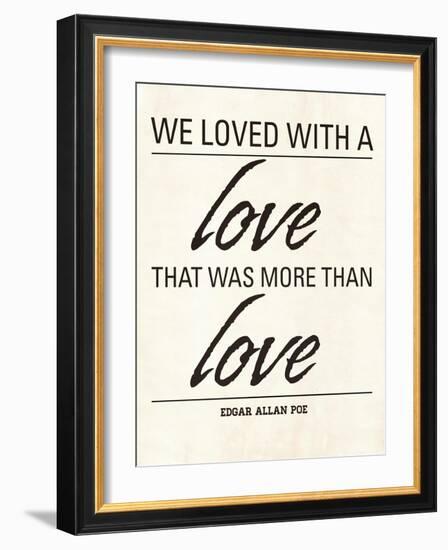 We Loved-Addie Marie-Framed Art Print