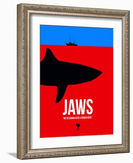 We Need a Bigger Boat-David Brodsky-Framed Art Print