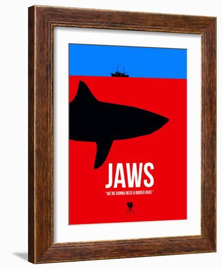 We Need a Bigger Boat-David Brodsky-Framed Art Print