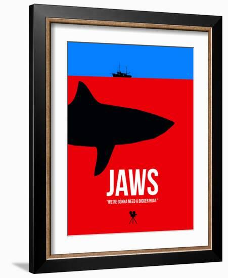 We Need a Bigger Boat-David Brodsky-Framed Art Print