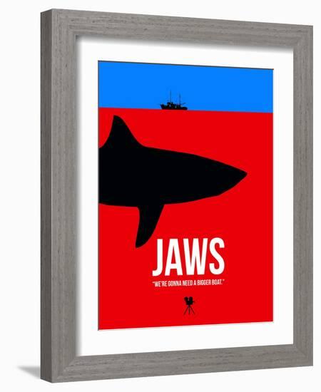 We Need a Bigger Boat-David Brodsky-Framed Art Print