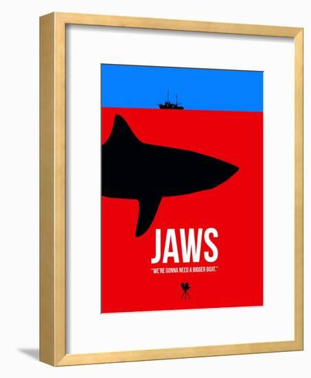 We Need a Bigger Boat-David Brodsky-Framed Art Print