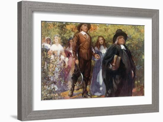 We Started in Proper Order, Therefore, as Our Practice Is, First, the Parson-Addison Thomas Millar-Framed Giclee Print