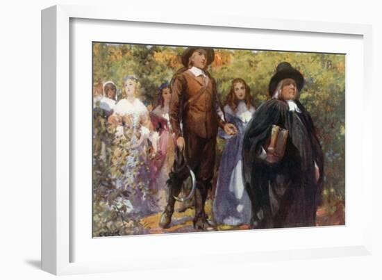 We Started in Proper Order, Therefore, as Our Practice Is, First, the Parson-Addison Thomas Millar-Framed Giclee Print