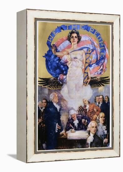 We the People Poster-Howard Chandler Christy-Framed Premier Image Canvas