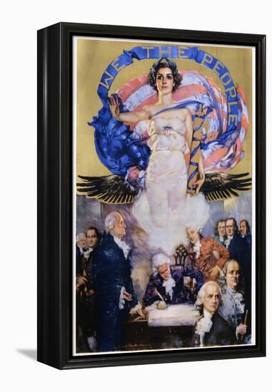 We the People Poster-Howard Chandler Christy-Framed Premier Image Canvas