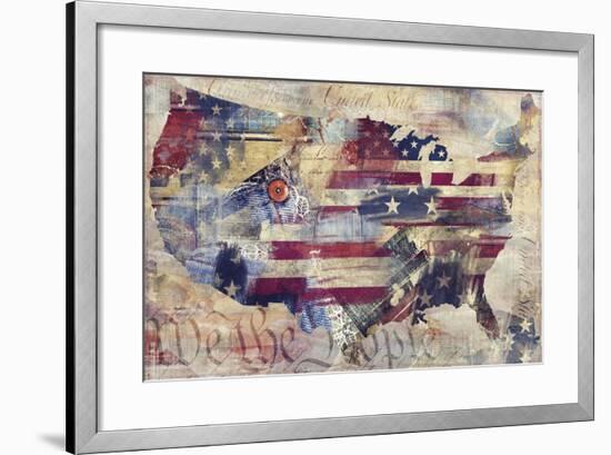 We The People-Mindy Sommers-Framed Giclee Print