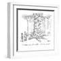 "We used your unsold copies to build a tree, but it's not the same." - New Yorker Cartoon-Robert Leighton-Framed Premium Giclee Print
