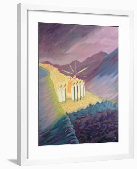 We Walk in the Sacred Tradition, Guided by the Bible and the Teaching of the Church, 1995-Elizabeth Wang-Framed Giclee Print
