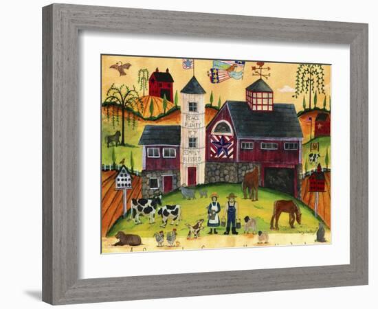 We Will Serve the Lord Lang 2018-Cheryl Bartley-Framed Giclee Print