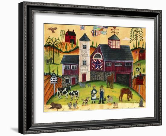 We Will Serve the Lord Lang 2018-Cheryl Bartley-Framed Giclee Print