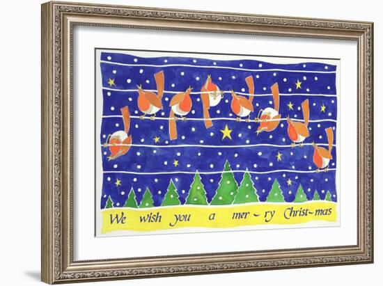 We Wish You a Merry Christmas-Cathy Baxter-Framed Giclee Print