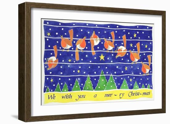 We Wish You a Merry Christmas-Cathy Baxter-Framed Giclee Print
