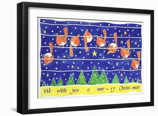 We Wish You a Merry Christmas-Cathy Baxter-Framed Giclee Print