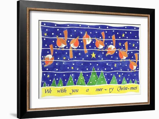 We Wish You a Merry Christmas-Cathy Baxter-Framed Giclee Print