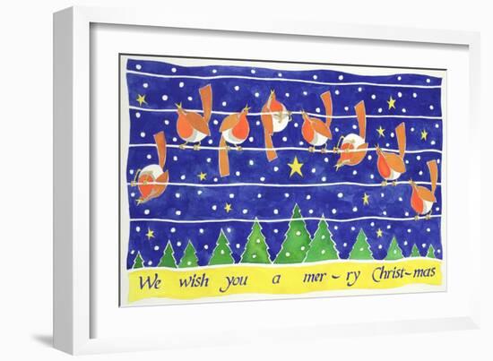 We Wish You a Merry Christmas-Cathy Baxter-Framed Giclee Print