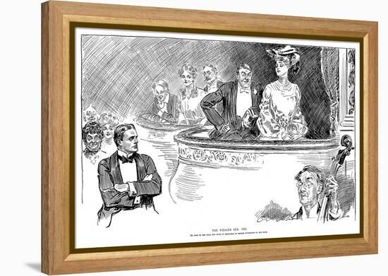 Weaker Sex VIII-Charles Dana Gibson-Framed Premier Image Canvas