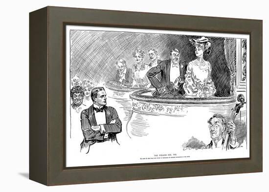 Weaker Sex VIII-Charles Dana Gibson-Framed Premier Image Canvas