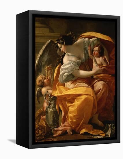 Wealth-Simon Vouet-Framed Premier Image Canvas