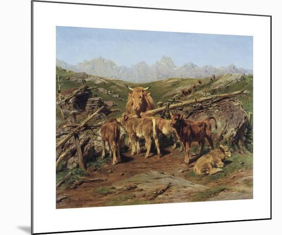 Weaning the Calves-Rosa Bonheur-Mounted Premium Giclee Print