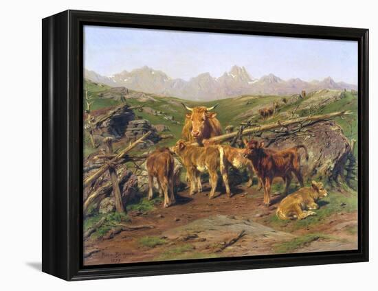 Weaning the Calves-Rosa Bonheur-Framed Premier Image Canvas