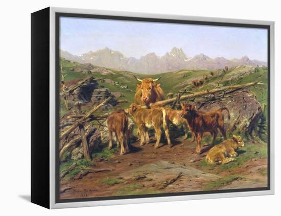 Weaning the Calves-Rosa Bonheur-Framed Premier Image Canvas