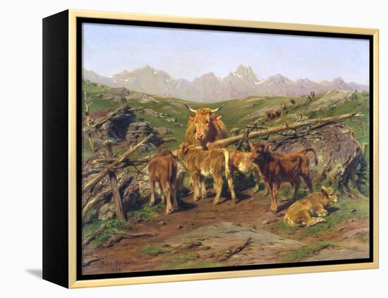 Weaning the Calves-Rosa Bonheur-Framed Premier Image Canvas