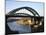 Wearmouth Bridge over the River Wear, Sunderland, Tyne and Wear, England, United Kingdom, Europe-Mark Sunderland-Mounted Photographic Print