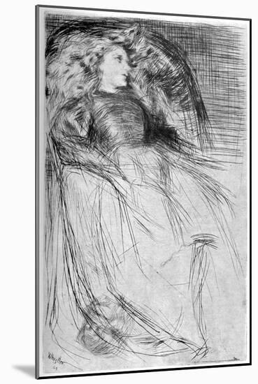 Weary, 1863-James Abbott McNeill Whistler-Mounted Giclee Print
