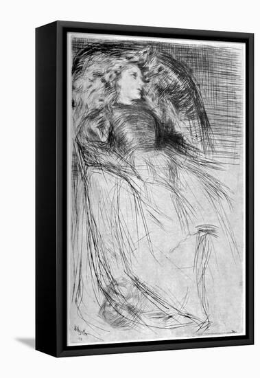 Weary, 1863-James Abbott McNeill Whistler-Framed Premier Image Canvas