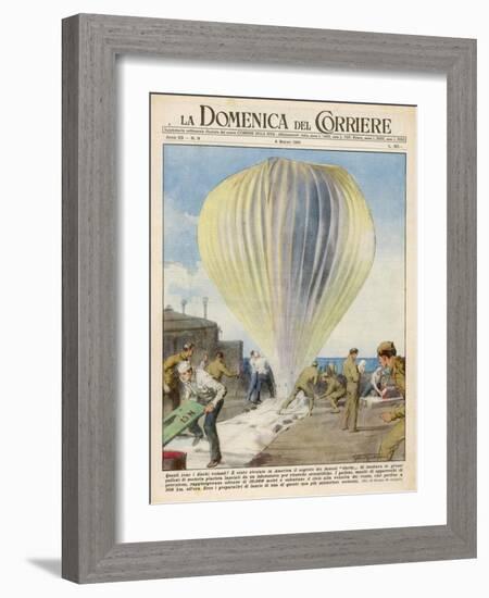 Weather Balloons Have Been the Cause of Many UFO Identifications-Giorgio De Gaspari-Framed Art Print