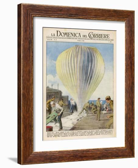 Weather Balloons Have Been the Cause of Many UFO Identifications-Giorgio De Gaspari-Framed Art Print