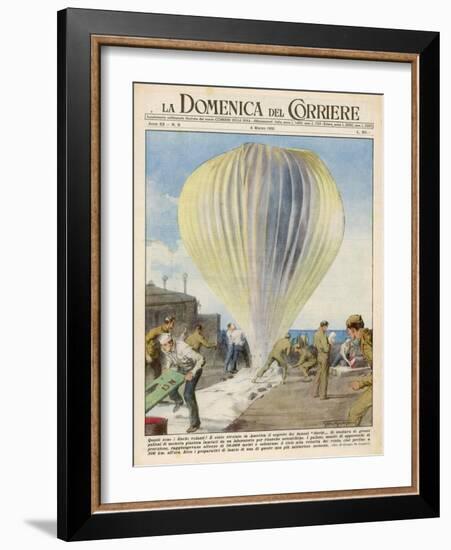 Weather Balloons Have Been the Cause of Many UFO Identifications-Giorgio De Gaspari-Framed Art Print