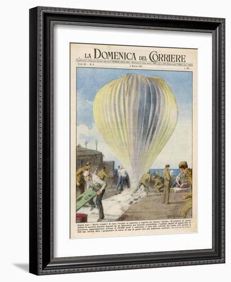 Weather Balloons Have Been the Cause of Many UFO Identifications-Giorgio De Gaspari-Framed Art Print