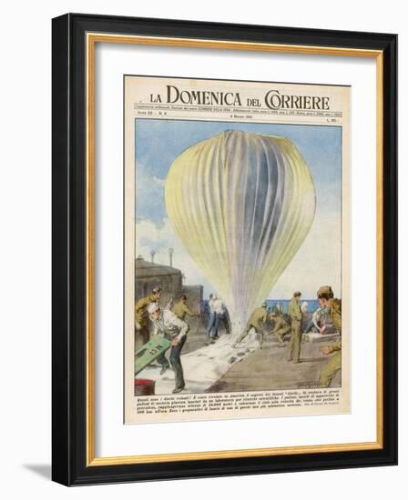 Weather Balloons Have Been the Cause of Many UFO Identifications-Giorgio De Gaspari-Framed Art Print